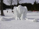 Sumava Zadov - snehove umeni